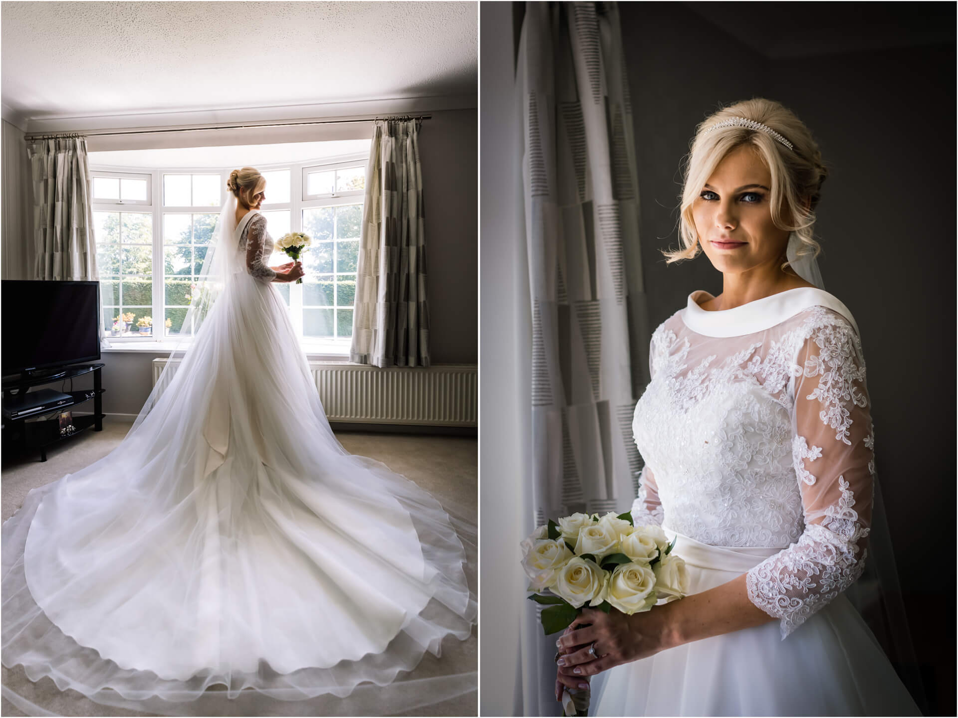 Bride ready to go to the church