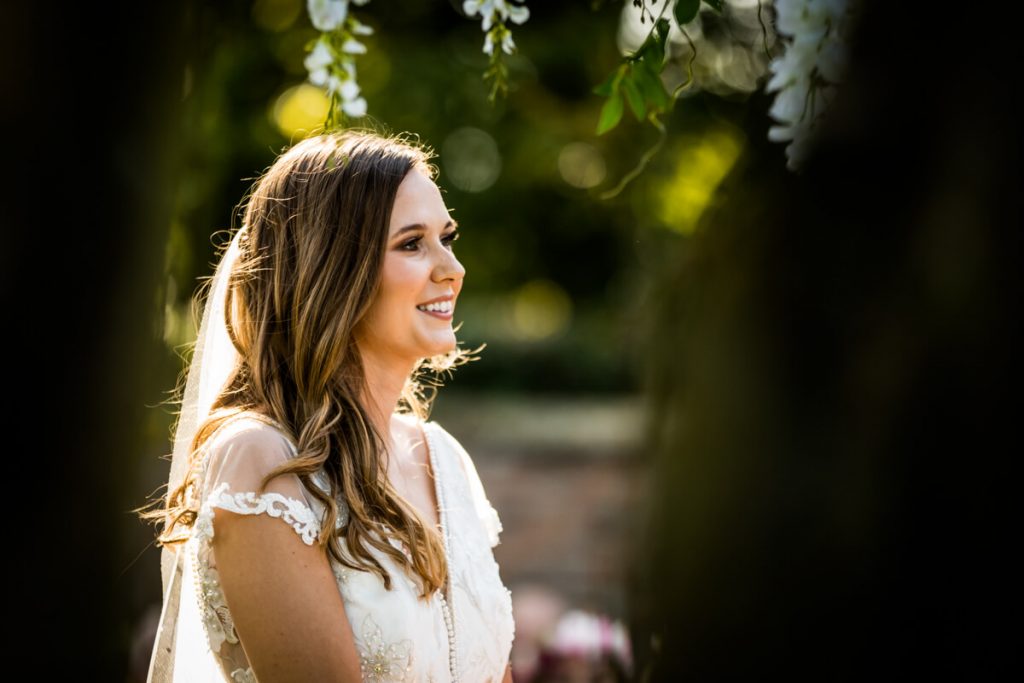 bride during the wedding ceremony