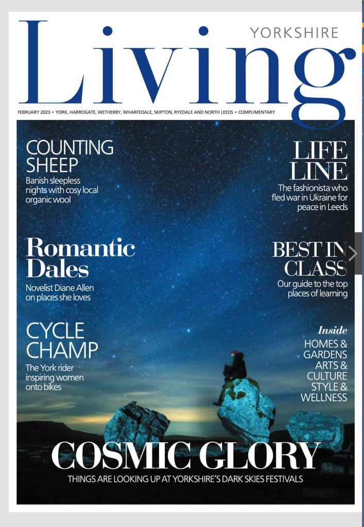 Front cover of Yorkshire Living Magazine